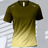 Camisa masculina esportiva gradiente