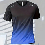 Camisa masculina esportiva gradiente