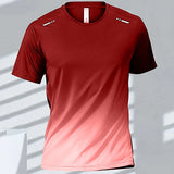 Camisa masculina esportiva gradiente