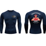 Camisa de compressão masculina anime Hagime No Ippo