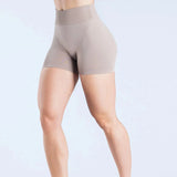 Calças de Yoga DLOGO Seamless Fitness que elevam o Quadril, Justos, de Uso Externo em Três Pontos