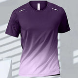 Camisa masculina esportiva gradiente