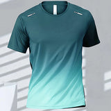 Camisa masculina esportiva gradiente