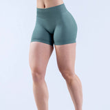 Calças de Yoga DLOGO Seamless Fitness que elevam o Quadril, Justos, de Uso Externo em Três Pontos