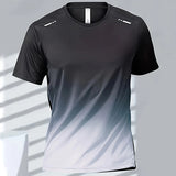 Camisa masculina esportiva gradiente