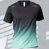 Camisa masculina esportiva gradiente