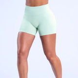 Calças de Yoga DLOGO Seamless Fitness que elevam o Quadril, Justos, de Uso Externo em Três Pontos