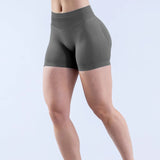 Calças de Yoga DLOGO Seamless Fitness que elevam o Quadril, Justos, de Uso Externo em Três Pontos