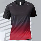 Camisa masculina esportiva gradiente