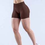 Calças de Yoga DLOGO Seamless Fitness que elevam o Quadril, Justos, de Uso Externo em Três Pontos