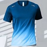 Camisa masculina esportiva gradiente