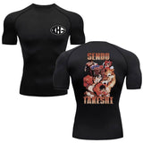 Camisa de compressão masculina anime Hagime No Ippo