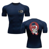 Camisa de compressão masculina anime Hagime No Ippo