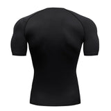 Camisa masculina de compressão com estampa