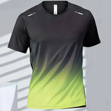 Camisa masculina esportiva gradiente