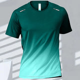 Camisa masculina esportiva gradiente