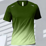 Camisa masculina esportiva gradiente