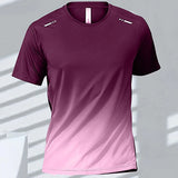 Camisa masculina esportiva gradiente